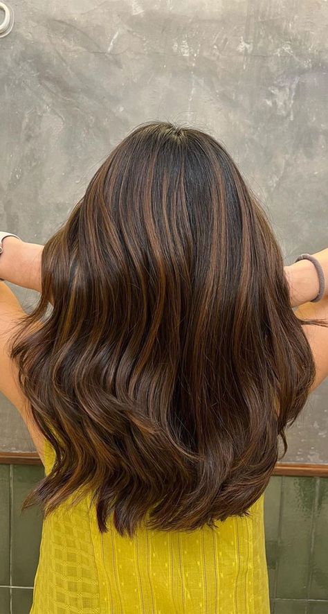 Balayage, Hair Color Ideas For Indian Skin Tone, Best Hair Colour For Indian Skin Tone, Hair Color For Indian Skin Tone, Hair Colour For Indian Skin, Indian Hair Highlights, Hair Color For Dark Skin Tone, Global Hair Color, Mocha Brown Hair