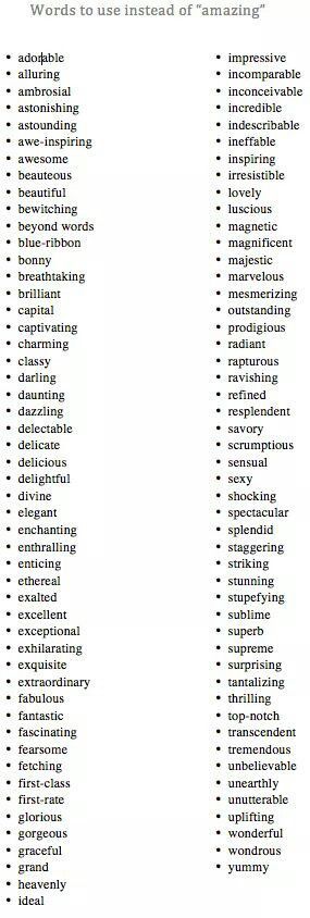 Words I try to use instead of sexy,beautiful, amazing, and now perfect Words To Use Instead, Nasihat Yang Baik, List Of Words, Words To Use, English Writing, Trendy Hair, Writing Words, Writing Advice, Story Writing