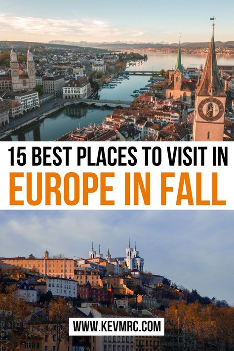 Don't know where to go in Europe this fall? Discover the 15 best autumn destinations in Europe, where you'll have the best time of your life! europe travel fall | best places to visit in europe in fall | fall trip ideas | autumn travel ideas | october travel destinations list | best places to travel in europe in september | september travel destinations europe | november travel destinations | best places to travel in europe in november | november travel destinations europe Europe November, Europe In Fall, October Travel Destinations, Europe In September, Where To Go In Europe, Europe In November, September Travel, October Travel, Autumn Travel