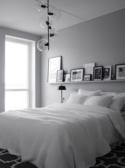 Sand and grey home - via cocolapinedesign.com Unisex Bedroom, Fall Bedroom, غرفة ملابس, Gray Bedroom, Trendy Bedroom, White Furniture, Remodel Bedroom, White Bedroom, Grey Walls