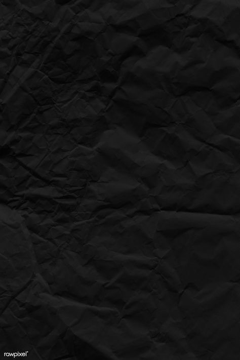 Crumpled black paper textured background | free image by rawpixel.com / katie Dark Paper Texture, Black Paper Aesthetic, Paper Texture Black, Black Crumpled Paper, Dark Texture Background, Black Aesthetic Background, Dark Iphone Wallpaper, Wrinkled Paper Background, Black Iphone Wallpaper