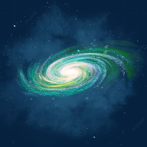 Spiral Galaxy Illustration, Spiral Galaxy Drawing, Spiral Galaxy Painting, Cosmic Tattoos, Green Universe, Galaxy Space Background, Galaxy Clipart, Galaxy Drawing, Galaxy Illustration