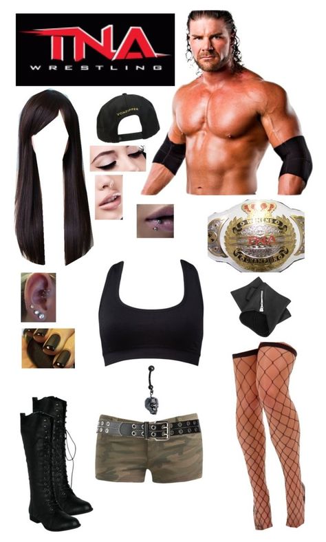 Eric Young, Wrestling Outfits, Tna Wrestling, Wrestling Gear, Outfit Polyvore, Wwe Legends, Last Man, Last Man Standing, Man Standing