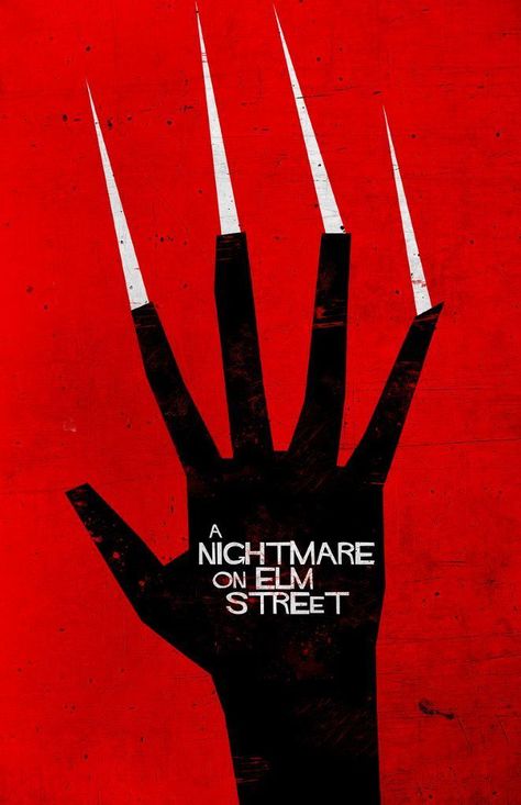 27 Creative Movie Posters That Will Make You Wanna See A Movie Nightmare On Elm Street Poster, Movie Poster Project, Street Poster, Slasher Movies, A Nightmare On Elm Street, Horror Posters, Movie Posters Design, Minimal Movie Posters, Horror Movie Art