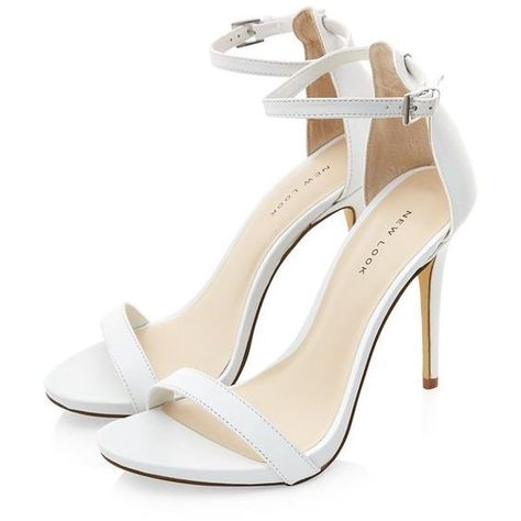 #womenshoes #fashionshoes #highheelshoes #leathershoes #luxuryshoes #designershoes White High Heel Sandals, White Shoes Heels, Kasut Wanita, White High Heel Shoes, Hak Tinggi, White Stilettos, White Leather Shoes, White Leather Sandals, White High Heels