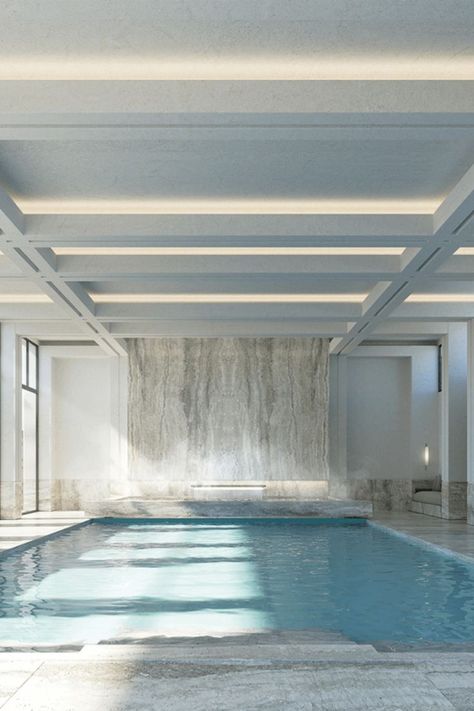 Spa Design Interior, Small Indoor Pool, Indoor Swimming Pool Design, Indoor Pool Design, Pool Design Ideas, Piscina Interior, Natural Swimming Ponds, Swimming Pool Design, Swiming Pool