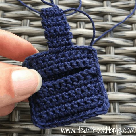 Quarter Keeper, Quarter Holder, Chain Crochet, Crochet Shell Stitch, Crochet Keychain Pattern, Stash Buster, Coin Holder, Quick Crochet, Crochet Keychain