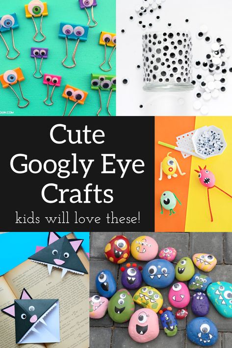 Wiggly eyes are such a fun craft store supply! Learn how to make tons of googly eye crafts that both kids and adults are going to love. Googly Eye Drawing, Wiggly Eyes Crafts, Things To Do With Googly Eyes, Google Eyes Crafts For Kids, Googley Eyes Crafts, Google Eyes Crafts, Crafts With Googly Eyes, Googly Eyes Crafts, Googly Eye Wreath