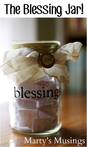 The Blessing Jar #giving #masonjars #thefrugalgirls Homemade Mason Jar Gifts, Blessing Jar, Gifts In Jars, In A Jar Recipes, Blessings Jar, Unique Homemade Gifts, Gifts In A Jar, Easy Homemade Christmas Gifts, Jar Recipes