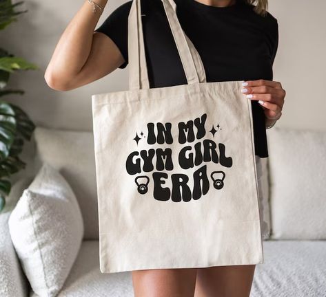 ActiveAllureDesigns - Etsy Cotton Canvas Bag, Tote Bag Inspo, Gym Tote Bag, Tote Bag Business, Sport Tote Bag, Canvas Tote Bag Aesthetic, Bridal Bags, Gym Tote Bags, Clothing Store Displays