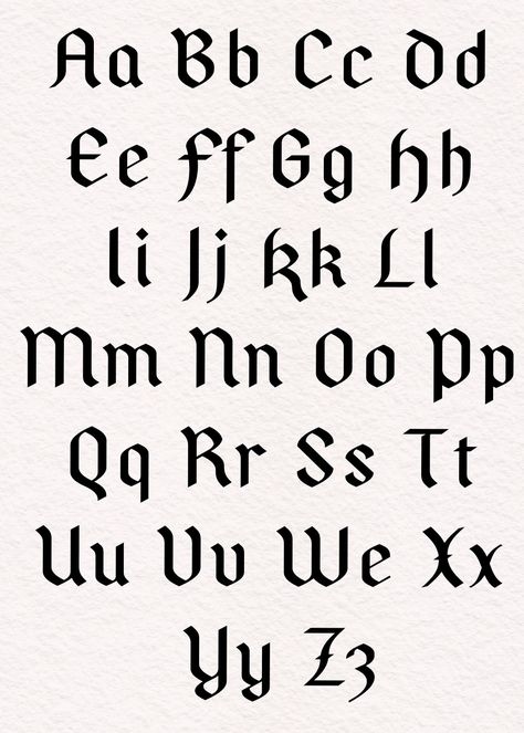 Old Writing Alphabet, Old Timey Fonts Alphabet, Old Time Fonts Alphabet, History Fonts Alphabet, History Letter Design, Old Style Writing Font, Oldies Writing, Simple Old English Font, Old Style Lettering