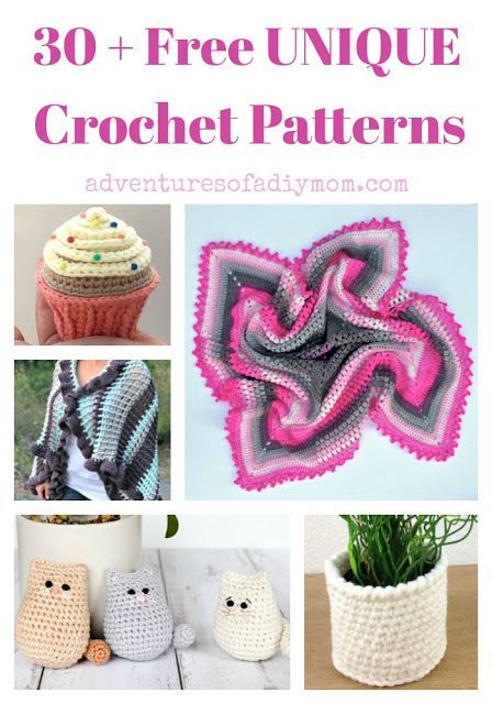 30+ Free Unique Crochet Patterns  A list of fun and quirky crochet projects!    #freecrochetpatterns #crochetprojects #crochet Quirky Crochet, Unique Crochet Patterns, Selling Crochet, Blow Dry Short Hair, Crochet Best, Short Hair Hacks, Simple Pictures, Crochet Free, Patterns Crochet