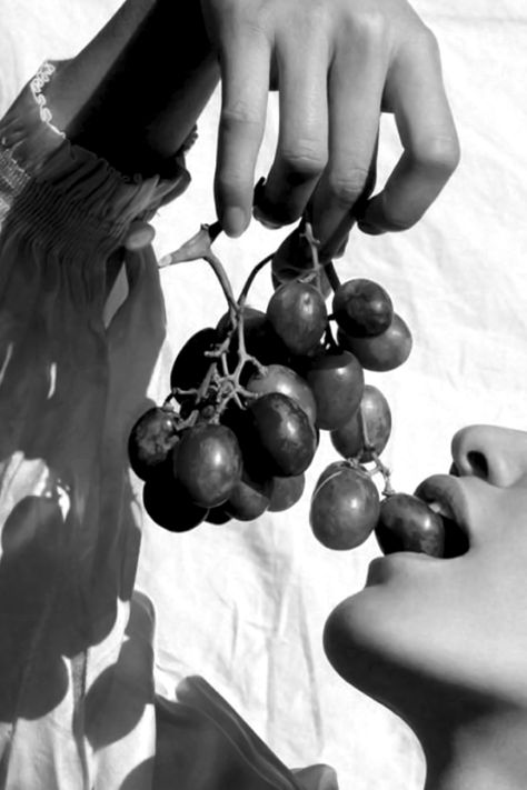 Woman Eating Cherries Print, Fashion Poster, Black and White, Trendy Funky Wall art, Maximalist Room Decor, Cherry Poster, Digital Download Vintage Aesthetic Photos, Maximalist Room Decor, Maximalist Room, Woman Eating, Poster Black And White, Funky Wall Art, Charcoal Portraits, Poster Black, Cherry Print