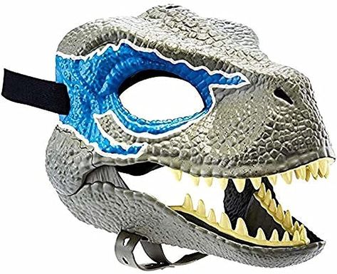 Velociraptor Blue, Carnival Gift, Raptor Dinosaur, Dinosaur Mask, Mascaras Halloween, Play Props, Minion Movie, Velociraptor Dinosaur, Blue Dinosaur