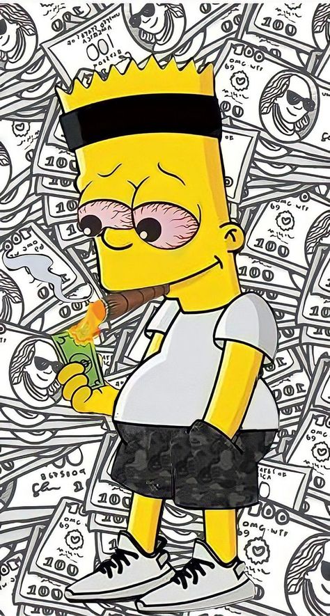 Bart Simpsons Fumando en 2022 | Bart simpson, Rapiditas Garfield Wallpaper, Rick And Morty Image, Simpson Art, Bart Simpson Art, Simpsons Tattoo, Trippy Cartoon, Album Artwork Cover Art, Swag Wallpaper, Simpson Wallpaper Iphone