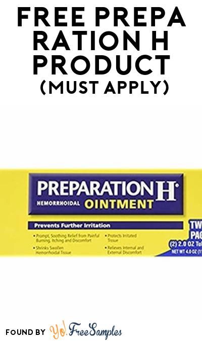 FREE Preparation H Product From Viewpoints (Must Apply) - Yo! Free Samples https://yofreesamples.com/free-medical-and-health-samples/free-preparation-h-product-from-viewpoints-must-apply/ Health, Preparation H, Free Medical, Keep Trying, Free Stuff, Free Samples, Medical, How To Apply, For Free