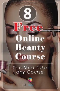 Makeup Artist Course, Makeup Courses, Free Online Education, Beauty Courses, Free Online Learning, Learn Makeup, Beauty And Makeup, Free Online Classes, Best Online Courses