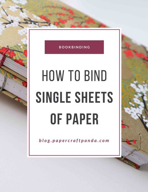 I'll present several ways to bind single pages & sheets of paper into a book or portfolio for artists, photographers, hobbyists and more. Bind Book Diy, Binding A Book Diy, Binding A Journal, How To Glue Book Pages Together, Japanese Stab Binding Patterns Bookbinding Tutorial, Book Binding Single Pages, How To Bind A Book Diy Easy, Book Making Tutorial, Binding Single Sheets Of Paper