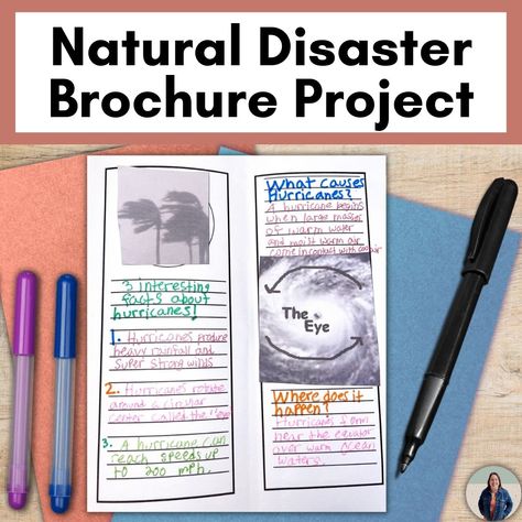 Science Resources, Natural Disasters Project, Weather Projects, Physical Geography, Natural Disaster, High School Science, World Geography, Special Education Students, Easel Activities