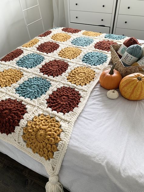 Special Edition Autumn Island Time Blanket Pattern — NautiKrall Crochet Cozy Blanket Crochet, Fall Crochet Granny Square Blanket, Fall Crochet Patterns Free Blanket, Crochet Blankets Patterns, Fun Crochet Blanket Patterns, Fall Afghan Crochet, Vintage Crochet Blanket Pattern, Autumn Crochet Ideas, Autumn Crochet Blanket