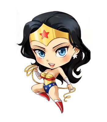 ❤️➰❤️➰❤️➰❤️➰❤️➰❤️ Bodypainting, Wonder Woman Chibi, Chibi Marvel, Wander Woman, Wonder Woman Art, Pahlawan Marvel, Chibi Characters, Marvel Vs Dc, Fete Anime