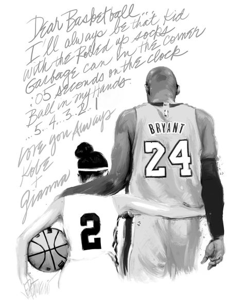 Joe Petruccio on Instagram: “I was reading Kobe’s story, “Dear Basketball” today and thought the ending of it was so profound. I’ve seen the animated film and read the…” Dear Basketball Kobe, Basketball Kobe, Kobe Bryant Daughters, Dear Basketball, Kobe Bryant Quotes, Kobe Bryant 8, Kobe Bryant Family, King Lebron, Kobe & Gigi