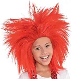 PACKAGE INCLUDES 1 red crazy wig - one size FUN ACCESSORY Complete your funny look with this crazy wig that will keep everyone at the party entertained and enjoying your looks Crazy Red Hair, Bad Wigs, Wig Costume, Red Wig, Crazy Hair Day, Party World, Red Wigs, Crazy Hair Days, Field Day