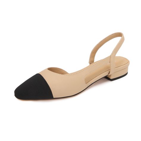 PRICES MAY VARY. Women's Slingback Flats: Elevate your style with PERLSAC's cap toe, two tone flats perfect for work or casual, dress. Comfortable Lift: Enjoy day long comfort with a 0.79 inch heel ,a balance of style and support. Quality Craftsmanship: Durable and elegant, featuring intricate stitching and a secure slingback design. Easy to Wear: Slip into style effortlessly with the elasticized ankle strap. Versatile Work Shoes: From casual to dressy, these slingback flats are a versatile addi Two Tone Flats, Two Tone Shoes, Money Outfit, Work Fits, Work Flats, Work Shoes Women, Flat Pumps, Flats For Women, Color Season