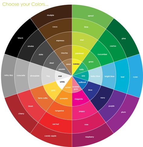 Color Wheel Brown, Color Wheel For Clothes, Color Wheel Design, Colour Wheel Theory, Birth Colors, Color Theory Art, Makeup Color Wheel, Shingle Colors, Color Mixing Chart