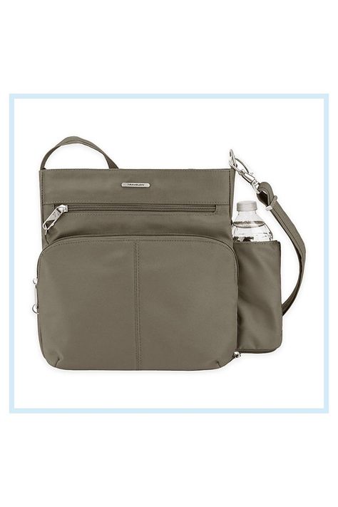 Travelon Anti-Theft Classic N/s Crossbody Bag In Nutmeg - Keep your belongings secure when you're on the go with the Travelon Anti-Theft Classic N/S Crossbody Bag. It's made with RFID blocking technology, slash-resistant mesh body panels, and plenty of organizational options for accessories. Classic Crossbody Bag, Travel Purse, Customer Loyalty, Bag Collection, North South, Anti Theft, Everyday Bag, Shop Womens Shoes, Mens Gift Sets