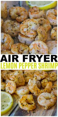 Airfryer Recipes Easy Healthy, Shrimp Airfryer, Ww Shrimp Recipes, Airfryer Shrimp, Fun Healthy Recipes, Airfryer Meals, Keto Airfryer, Shrimp Lemon, Lemon Pepper Shrimp