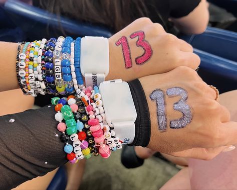 Swift, Taylor Swift, Friendship Bracelets, Taylor Swift Tour Outfits, Swift Tour, Taylor Swift Concert, Taylor Swift 13, Concert Outfit, Birthday Party