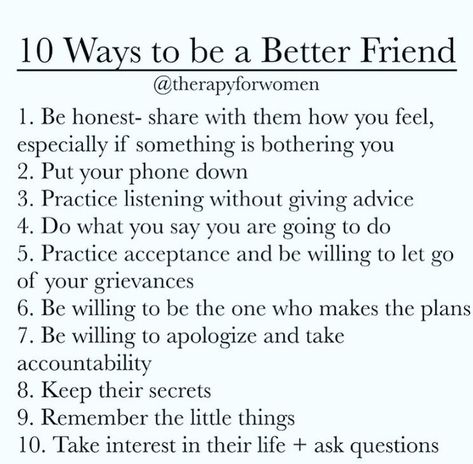 Friend Quotes, True Friends, Be A Better Friend, Friend Advice, Friendship Skills, Mental And Emotional Health, Best Friend Quotes, Make New Friends, Self Improvement Tips