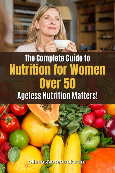 Are You Over 50? Unlock the Secrets to Ageless Nutrition with Alison's Notebook! Discover daily nutrition facts, essential needs for women over 50, and meal planning tips. Stay hydrated for healthy aging and explore specific nutrients for brain health and metabolism management. Ready to embrace a healthier lifestyle? Get your free self-care checklist today and nourish your ageless vitality! #DailyNutritionFacts #MealPlanningTips #HealthyLifestyle Daily Nutrition Guide For Women, Nutrition For Women Over 50, Nutrition Brochure, Nutrition For Women, Senior Meals, Brain Surgeon, Best Healthy Diet, Daily Nutrition, Brochure Ideas