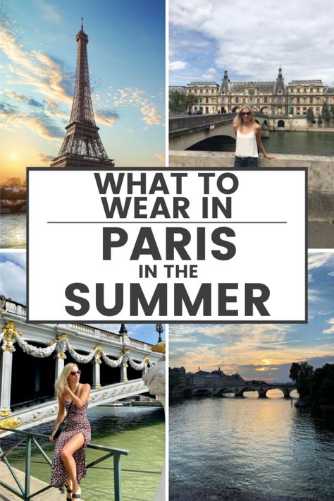 Vacation In France Outfits, Looks For Paris Summer, Outfit In Paris Summer, Summer Outfit In Paris, Dressing For Europe Summer, Paris Outfits In Summer, Southern France Outfit Summer, How To Dress In France Summer, Paris Inspired Outfits Summer