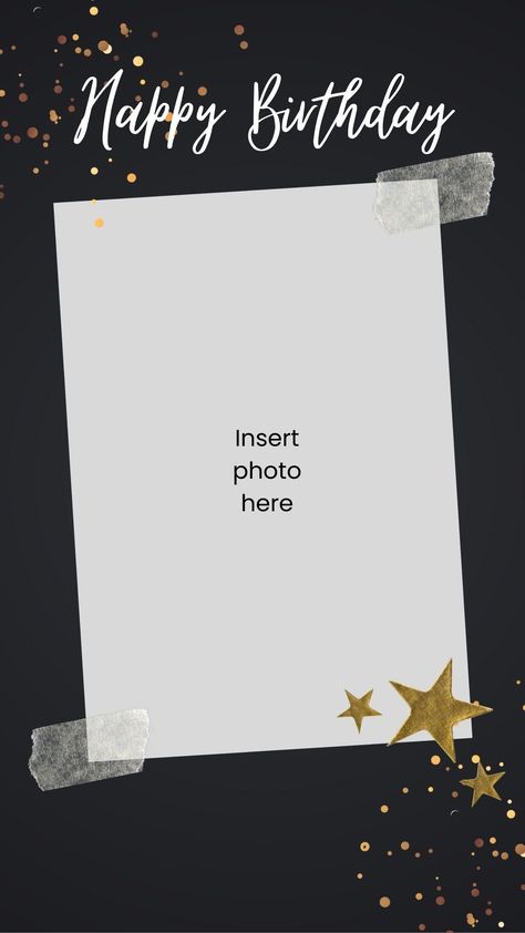 aesthetic happy birthday instagram story template black Happy Birthday Frame For Instagram Story, Black Birthday Template Instagram, Birthday Love Template Instagram, Happy Birthday My Love Instagram Story Template, Happy Birthday Template Aesthetic Black, Instagram Frame Template Birthday Aesthetic, Black Birthday Template, Happy Birthday Instagram Story Template Aesthetic, Happy Birthday Wishes Template