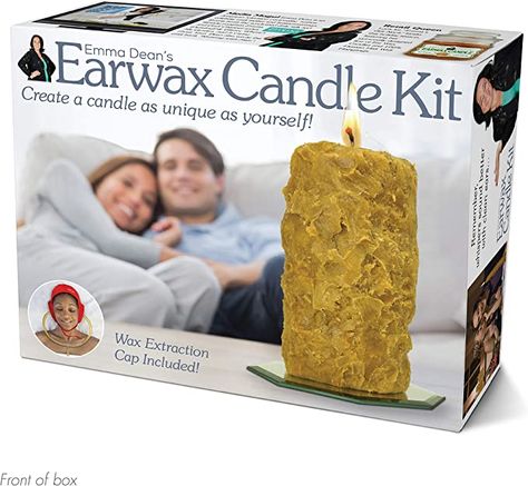 Amazon.com: Prank Pack, Earwax Candle Kit Prank Gift Box, Wrap Your Real Present in a Funny Authentic Prank-O Gag Present Box | Novelty Gifting Box for Pranksters : Toys & Games Earwax Candle, Prank Box, Fake Gifts, Prank Gift Boxes, Candle Kit, Funny Joke Gifts, Box Wrap, Best White Elephant Gifts, Present Box