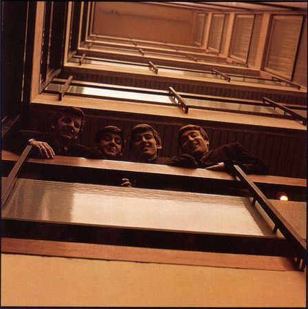 Alternate cover 'Please Please Me' The Beatles Photoshoot, Beatles Photoshoot, Beatles Please Please Me, Beatles Album Covers, Beatles Rare, The Beatles 1, The Quarrymen, Beatles Albums, Unusual Pictures