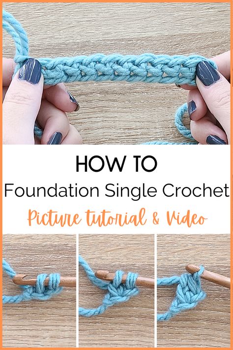Amigurumi Patterns, Foundation Crochet Chainless, How To Start Crochet Without Chain, Foundation Stitch For Crochet, Foundation Sc Crochet, Chainless Single Crochet Foundation, No Chain Foundation Crochet, How To Count Stitches In Crochet, Starting Crochet Without Chain