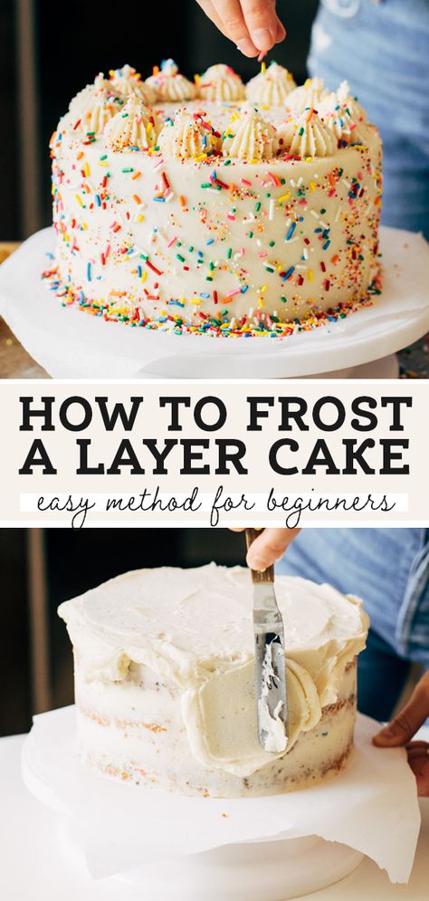 How To Make A Bakery Cake At Home, Easy At Home Cake Decorating, Cake Decorating With Acetate, Confetti Decorated Cake, Pink Decorated Cake, Home Made Cake Decorations Ideas, How To Decorate A Cake For Beginners, How To Decorate A Cake, Simple Easter Cake