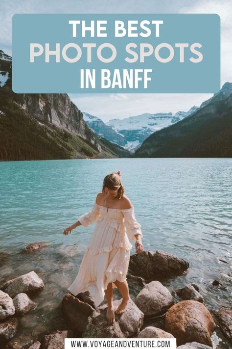 The Best Photo Spots in Banff. If you’re looking to take some stunning photos of jagged mountains and turquoise alpine lakes, Banff is the perfect place for you. A bucketlist destination in Canada, there are seemingly endless epic mountain views throughout the park and the nearby areas. Here's the list of the best photo spots in Banff! Banff Photo Spots | Spots to take photos in Banff | Where to take photos in Banff | Banff Instagram spots | Banff Itinerary | Where to take pictures in Banff | Banff Outfit September, Banff Photo Ideas, Banff Picture Ideas, Jagged Mountains, Banff Photography, Banff Itinerary, Alberta Canada Travel, Alberta Travel, Vancouver Travel