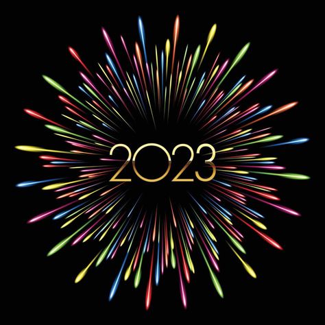 Colorful Fireworks, 2022 New Year, 2023 New Year, Happy New Year Pictures, Happy New Year Gif, Happy New Year Photo, Happy New Year Wallpaper, New Year Illustration, 2022 Year