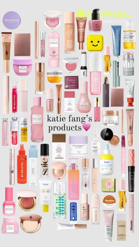 #katiefang #beauty #products Kate Fang Products, Katie Fang Products In Order, Trending Beauty Products, Preppy Beauty Products, Katie Fang Products, Grwm Products, Katie Fang, Fun Beauty Products, Sephora Products