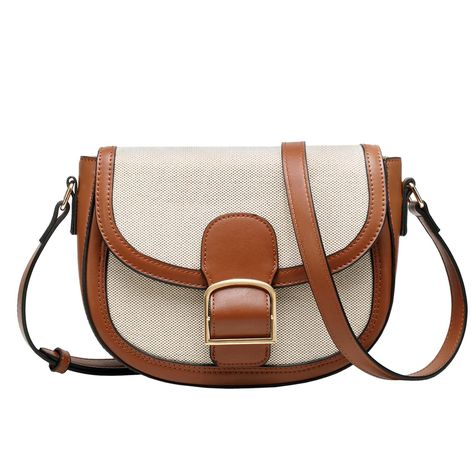 PRICES MAY VARY. HIGH-QUALITY MATERIAL:This women's crossbody bag is made of high-quality heavy duty vegan leather and features golden hardware metal-decorated flaps, ensuring durability and elegance. The magnetic buckle closure ensures convenience and safety when wearing this crossbody shoulder bag. COMPACT SIZE:Dimensions: 23x6.5x18cm/9x2.6x7.1inches. Weight: 0.45kg. Capacity: 2.7L. The shoulder strap for this purse bag is 102-115cm / 40.6-45.3inches. This small crossbody bag is classic and fa Vegan Leather Crossbody Bag, Leopard Crossbody Bag, Purse For Europe Travel, Amazon Bags Handbags, Summer Crossbody Purse, Saddle Purse, Amazon Bag, Small Hand Bags, Trendy Purses