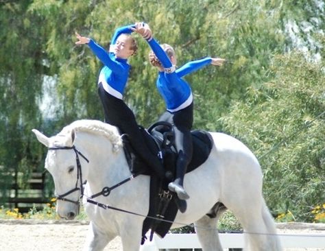 Learn to Ride at The Riding Academy in Menifee, CA Equestrian Vaulting, Vaulting Equestrian, Competitive Dance, Horse Vaulting, Mystic Girls, Trick Riding, Western Riding, Horse Videos, Equestrian Riding