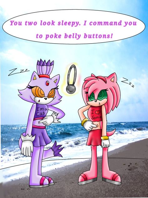 Amy Rose and Blaze are hypnotized. by DarkStar29200405 Amy Rose And Blaze, Team Hypno, Hypnotized Girl, Kaa The Snake, Trying On Clothes, Sonic Drawing, Hypnotize Me, Sonic X, Danmachi Anime