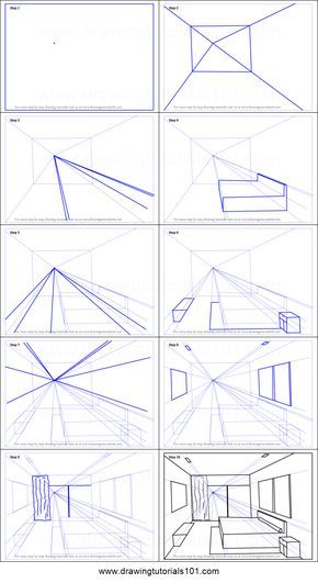 One Point Perspective Bedroom, One Perspective Drawing, Room Perspective Drawing, Perspective Room, Interior Architecture Sketch, Perspective Sketch, Perspective Drawing Architecture, Architecture Drawing Plan, Bedroom Drawing