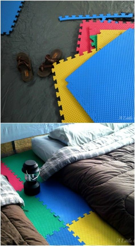 Zelt Camping Hacks, Camping Hacks With Kids, Zelt Camping, Camping Bedarf, Tent Camping Hacks, Camping Desserts, Camping 101, Camping Diy, Camping Storage