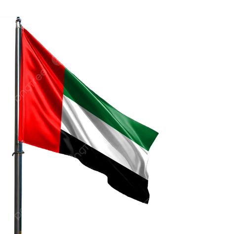 uae national flag waving hoisted uae flag united arab emirates png Emirates Flag, Uae Flag, National Flag, Arab Emirates, United Arab Emirates, Clipart Images, Flag