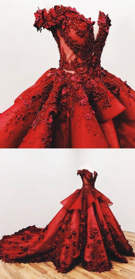 Debut Gowns, Red Ball Gowns, Masquerade Ball Gowns, Prom Dresses Red, Red Ball Gown, Masquerade Dresses, Prom Dress Evening, Ball Dress, Red Ball